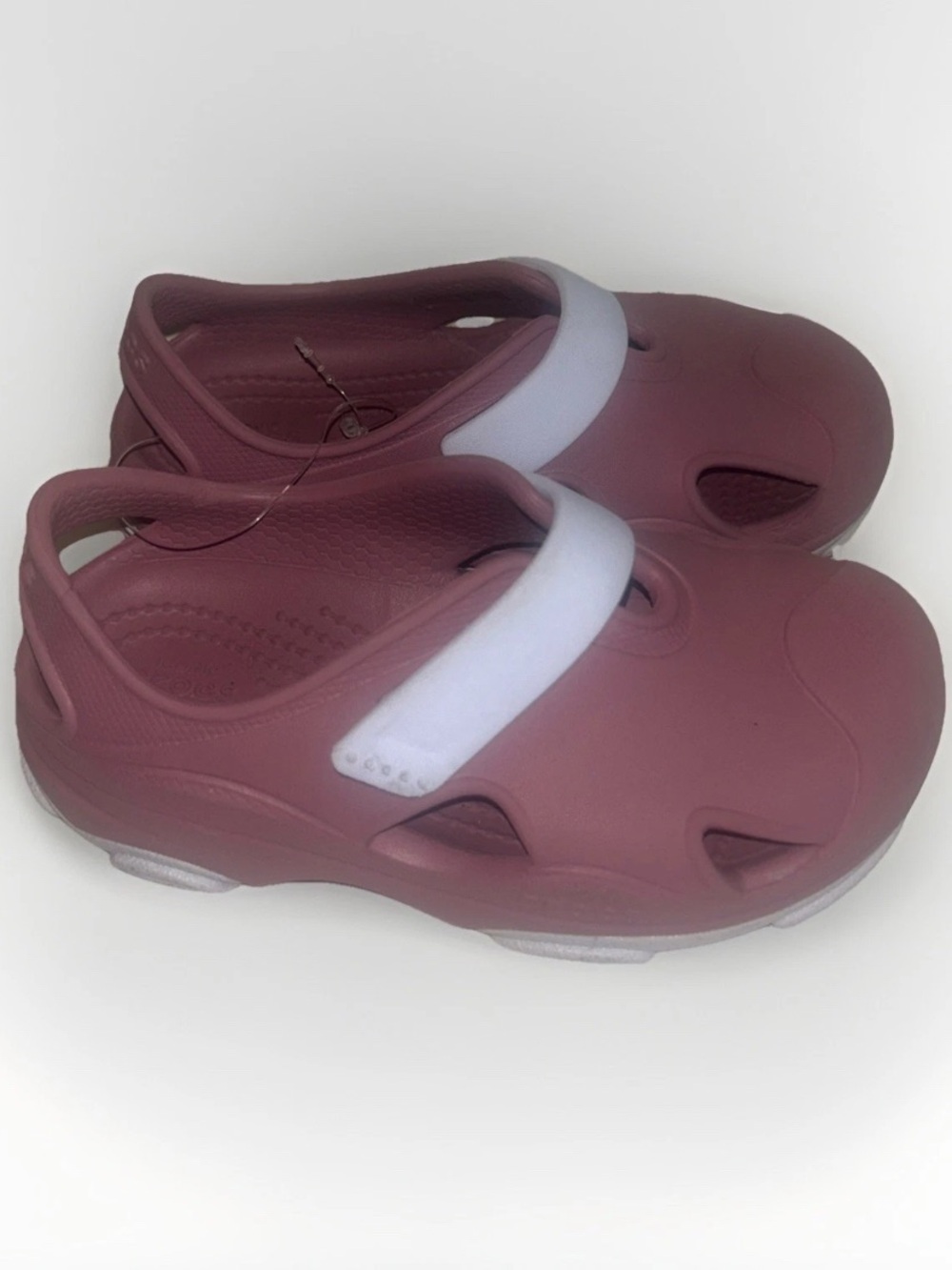 Crocs All-Terrain Fisherman Sandals Toddlers Rose Pink Adjustable Strap - C10